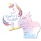 Big Dot of Happiness Unicorn Birthday Invitations with Envelopes, You're Invited Unicorn-Shaped Party Fill-In Invitation Flat Cards Birthday - 12 Ct